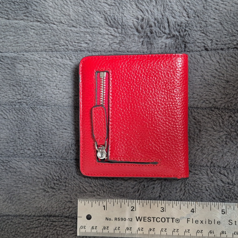 NWOT Leather Small Red Wallet! - Picture 6 of 11